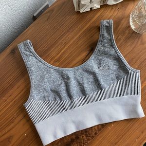 Gray & White Workout Set